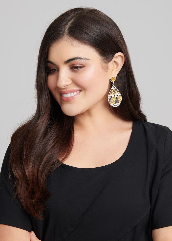 Medusa Drop Earrings, , hi-res
