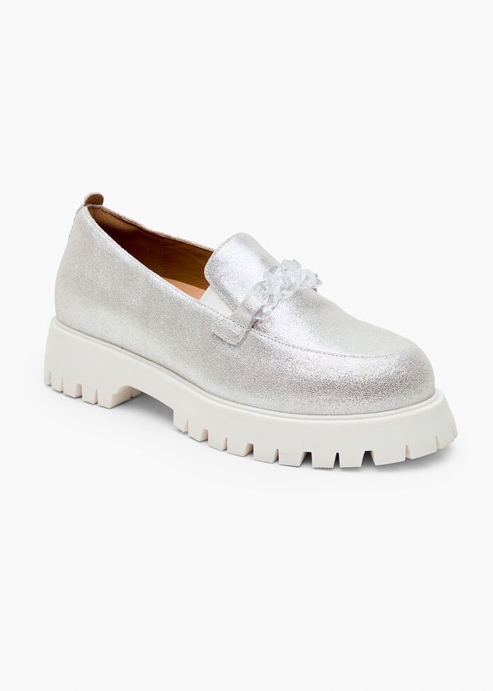 Orthotic Chunky Chain Loafer, , hi-res