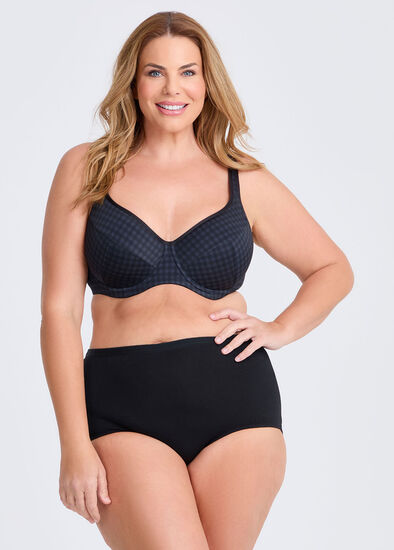 Plus Size Underwire Soft Cup T-shirt Bra