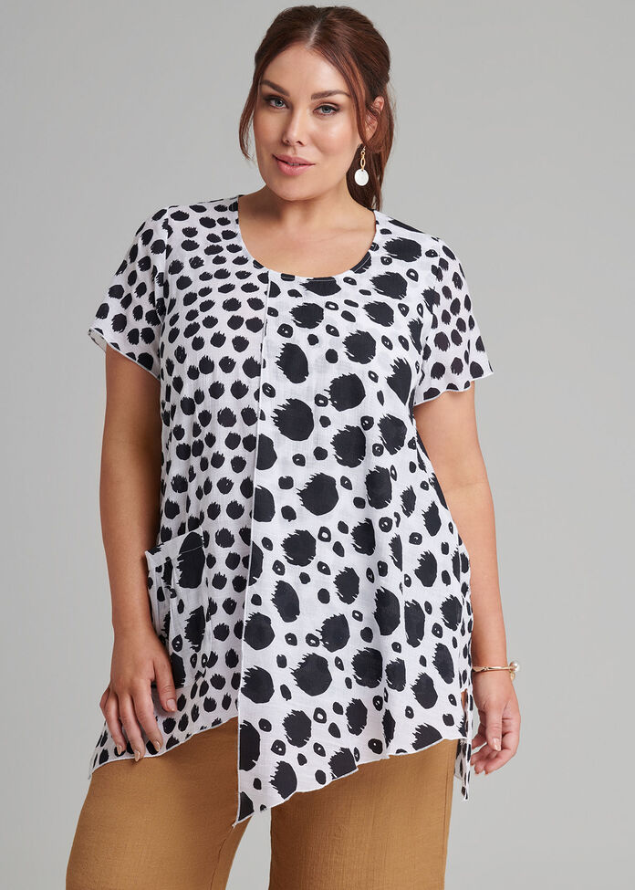 Spot Splice Top, , hi-res