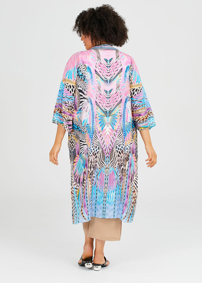 The Fabulous Viscose Kimono, , hi-res