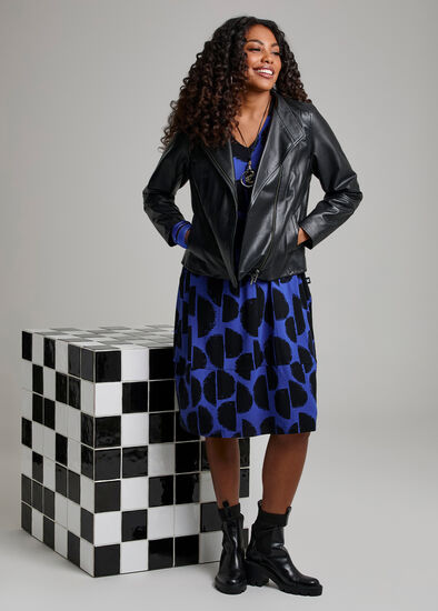 Plus Size Natural Horizon Spot Dress