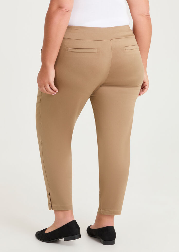 Petite Medina Slim Leg Natural Pant, , hi-res