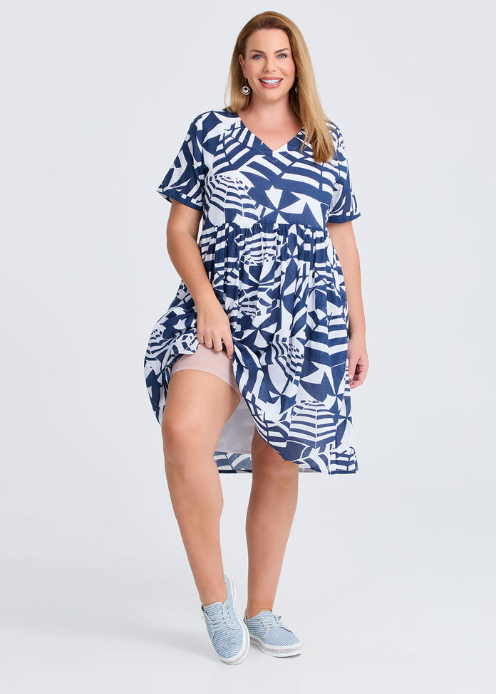 white christmas dresses Plus Size Orange Cotton Utility Summer Shirt Dress main image 0