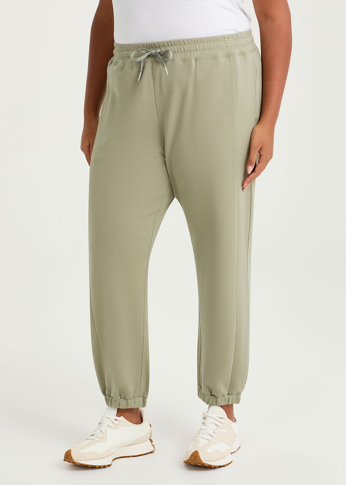 Luxe Touch Seam Detail Jogger, , hi-res