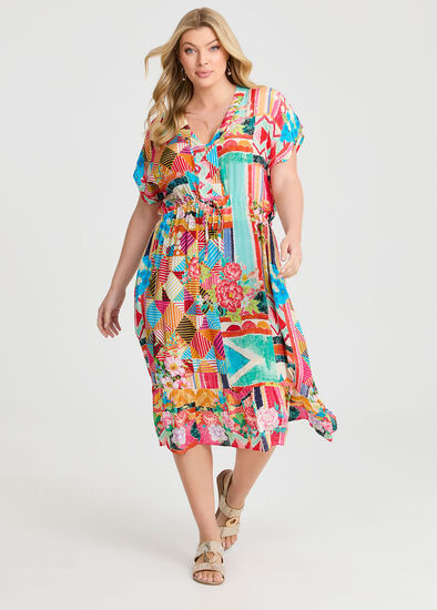 Plus Size Natural Sunkissed Sands Dress