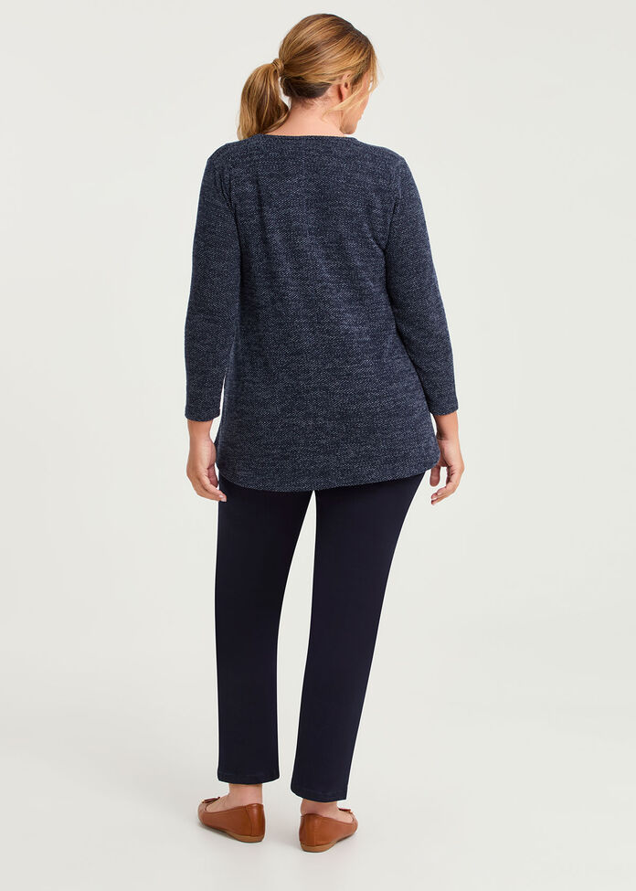 Waffle & Rib Snug Top, , hi-res