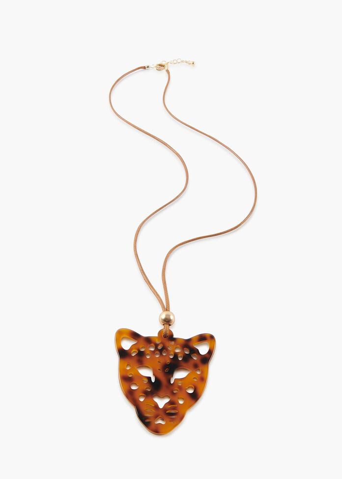 Apex Leopard Necklace, , hi-res