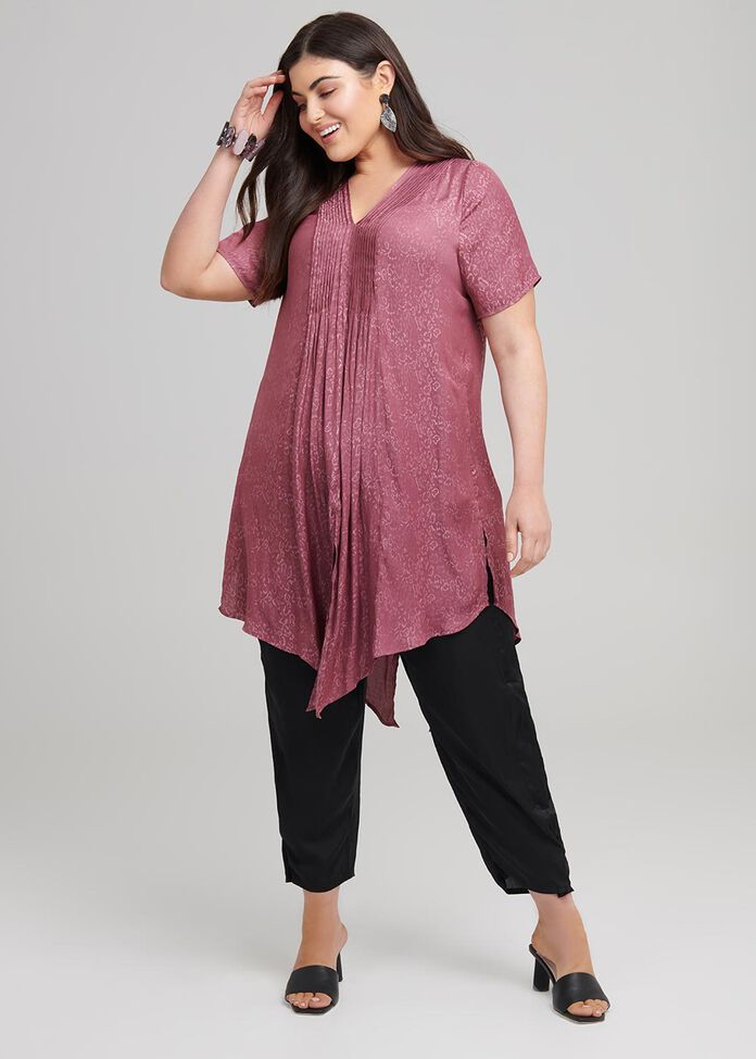 Luxe Jacquard Tunic, , hi-res