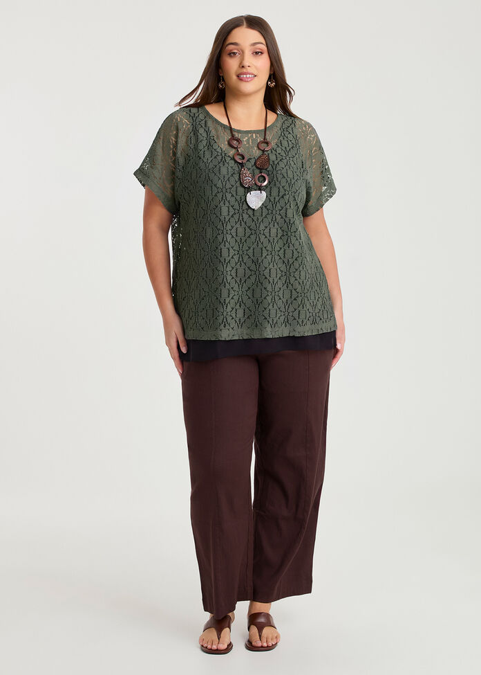 Mesh Trim Luna Tank, , hi-res