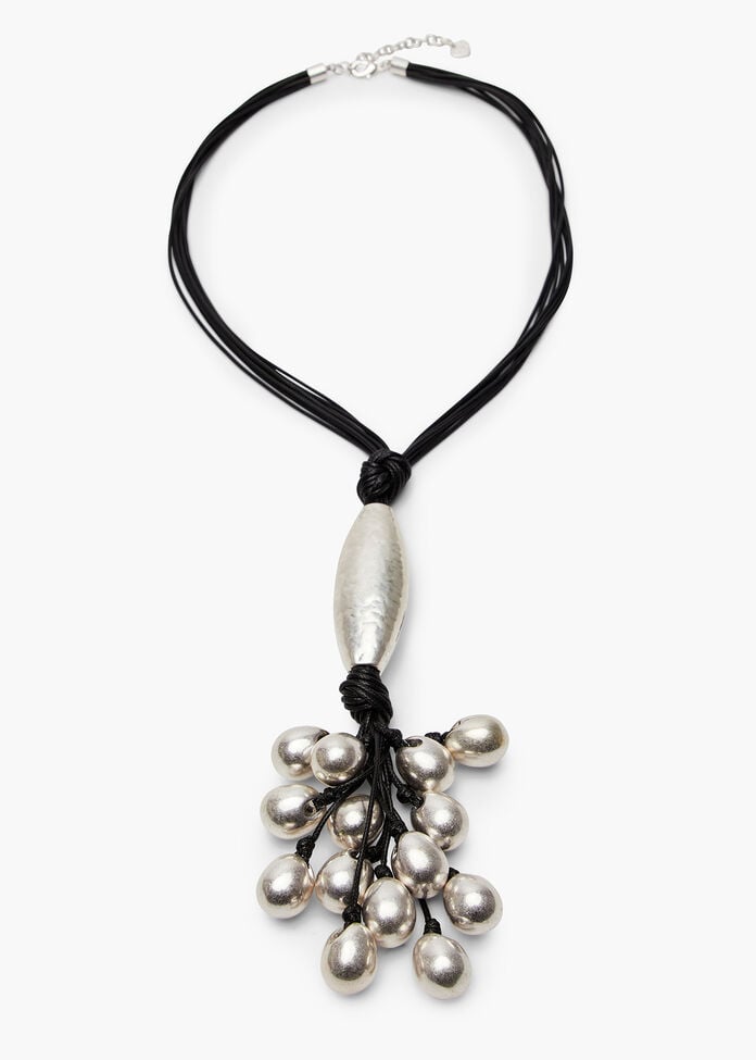 Multi Ball Lariat Necklace, , hi-res