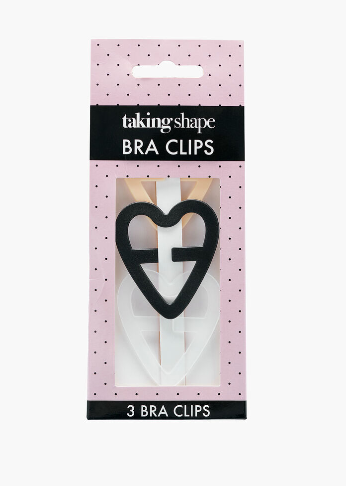 Bra Clips Hearts Set/3, , hi-res