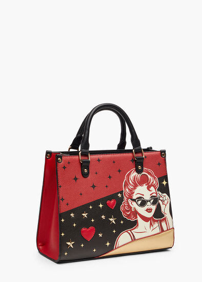 Plus Size Rockabilly Shoulder Bag