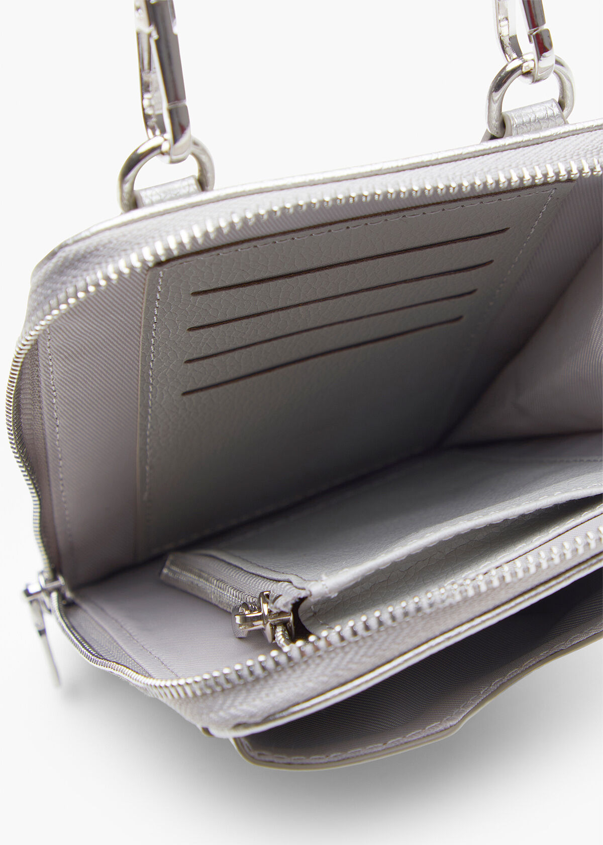 Shop Small Phone Xbody Bag in Silver | Accessories | Taking Shape AU