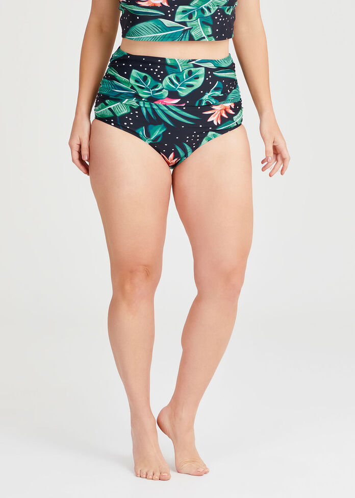 Sundown High Waist Swim Briefs, , hi-res