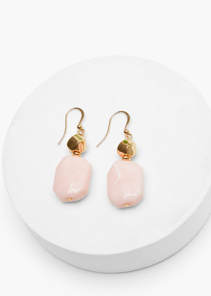 Resin Vibes Drop Earrings, , hi-res