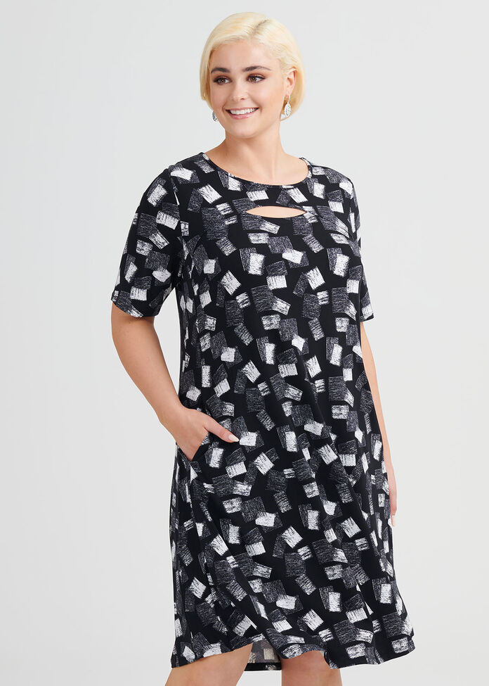 Tile Dress, , hi-res