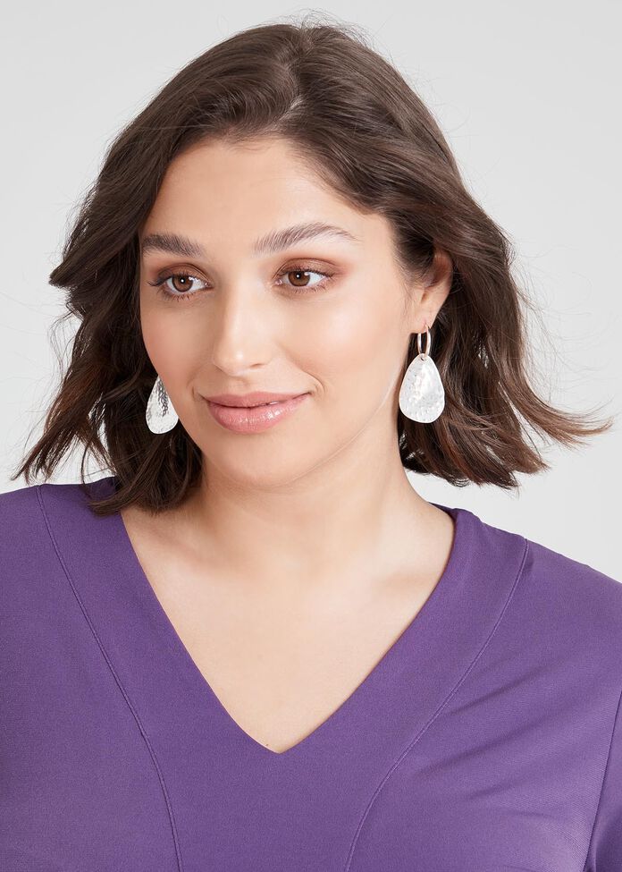 Shop Hammered Teardrop Earrings Accessories Taking Shape AU