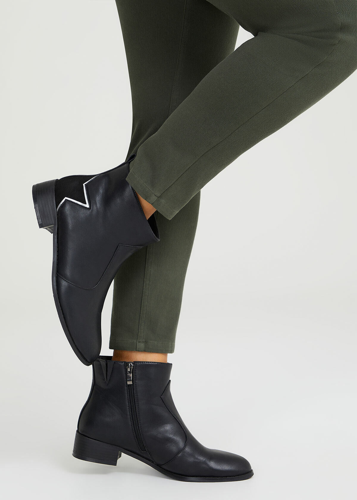 Shop Star Side Zip Boot Comfortable Shoes Taking Shape AU