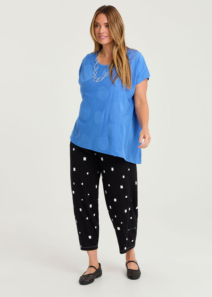 Cotton Multi Spot Top, , hi-res