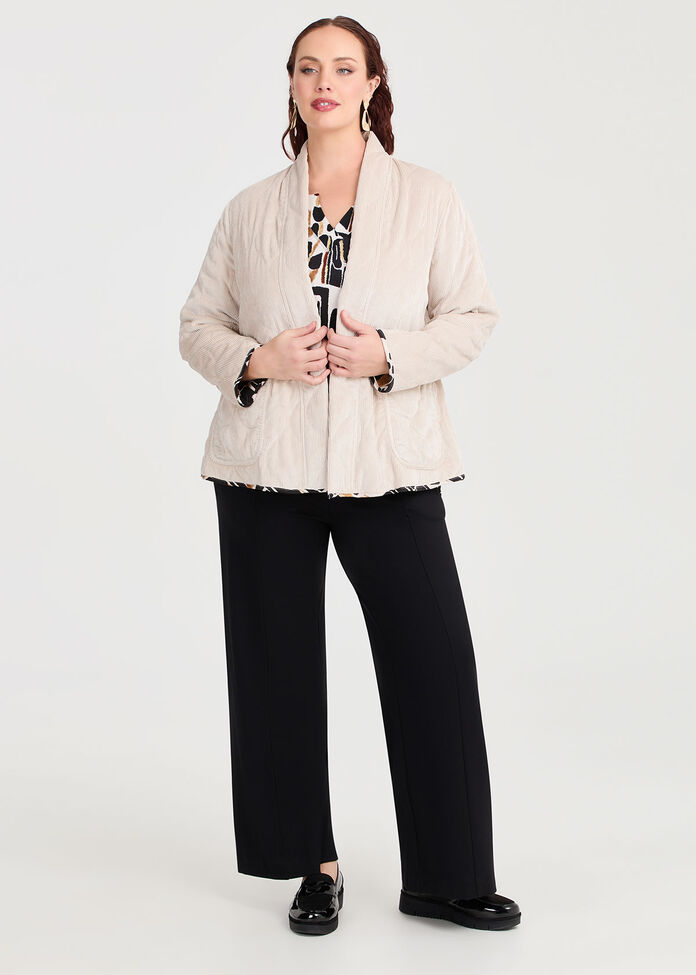Reversible Corduroy Quilt Jacket, , hi-res