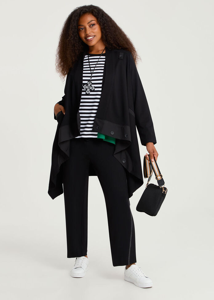 Natural Samara Stripe Top, , hi-res