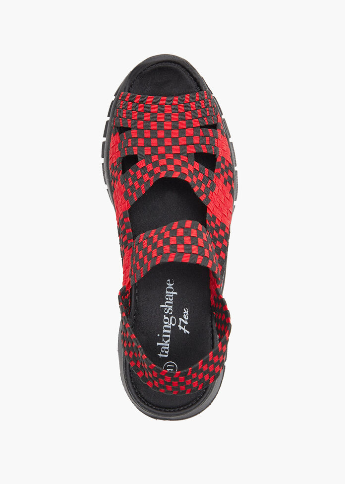 Shop Woven Stretch Flexible Sandal Comfortable Shoes Taking Shape AU