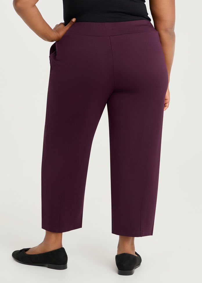 Petite Lantern Bamboo Ponte Pant, , hi-res
