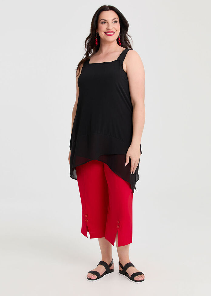 Square Neck Jojo Tank, , hi-res