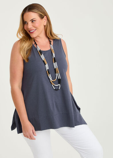 Plus Size Pima Cotton Icon Tank