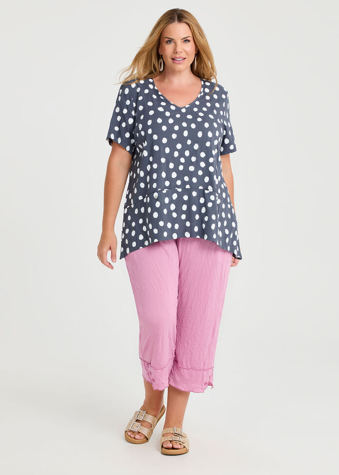 Natural Summer Spot Tunic, , hi-res