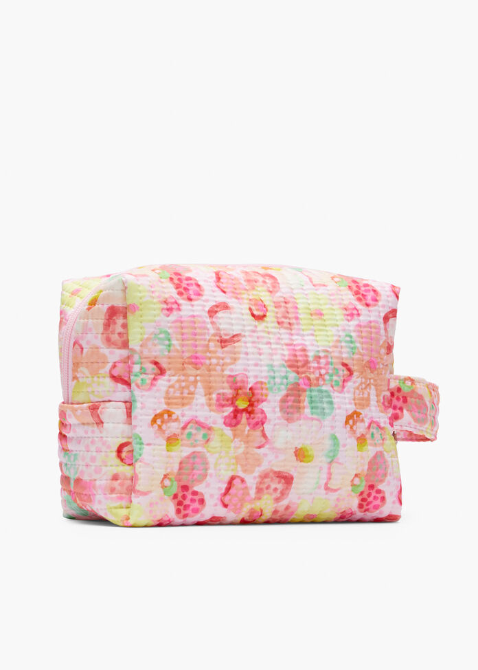 Printed Cosmetic Bag, , hi-res