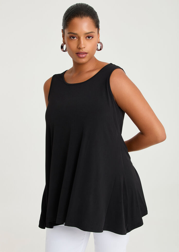 Luna Swing Hem Layering Tank, , hi-res