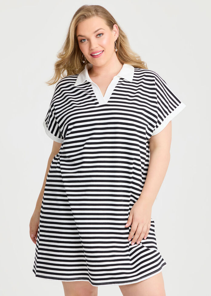 Yvonne Polo Collar Dress, , hi-res