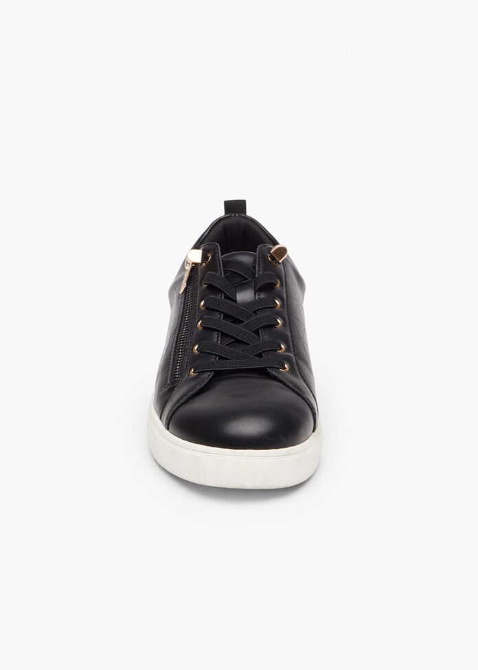 Elastic Zip Sneaker, , hi-res
