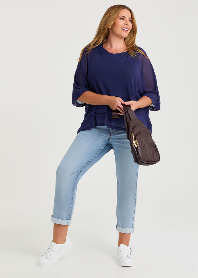 Mesh Indigo Violet Overtop, INDIGO VIOLET, hi-res