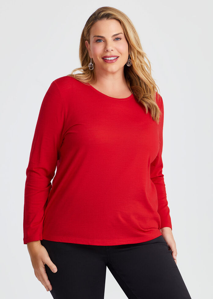 Wool Bamboo Top, , hi-res