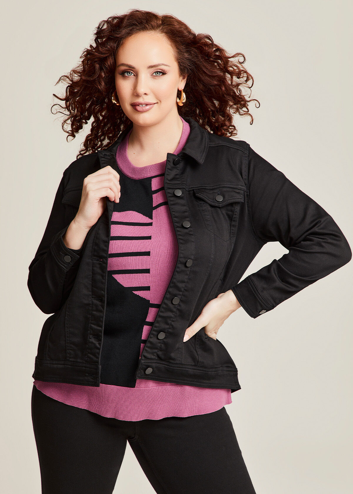 Best fitting denim jacket on sale