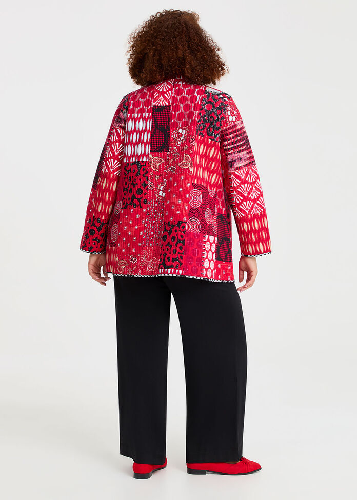 Reversible Quilt Natural Jacket, , hi-res