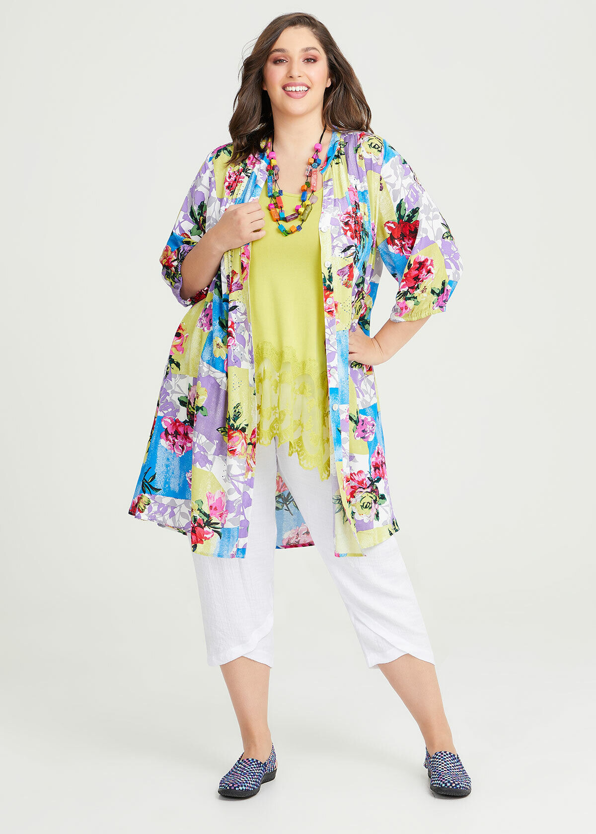 Plus size duster shirt cheap