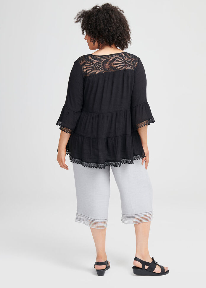 Flowy Lacey Top, , hi-res
