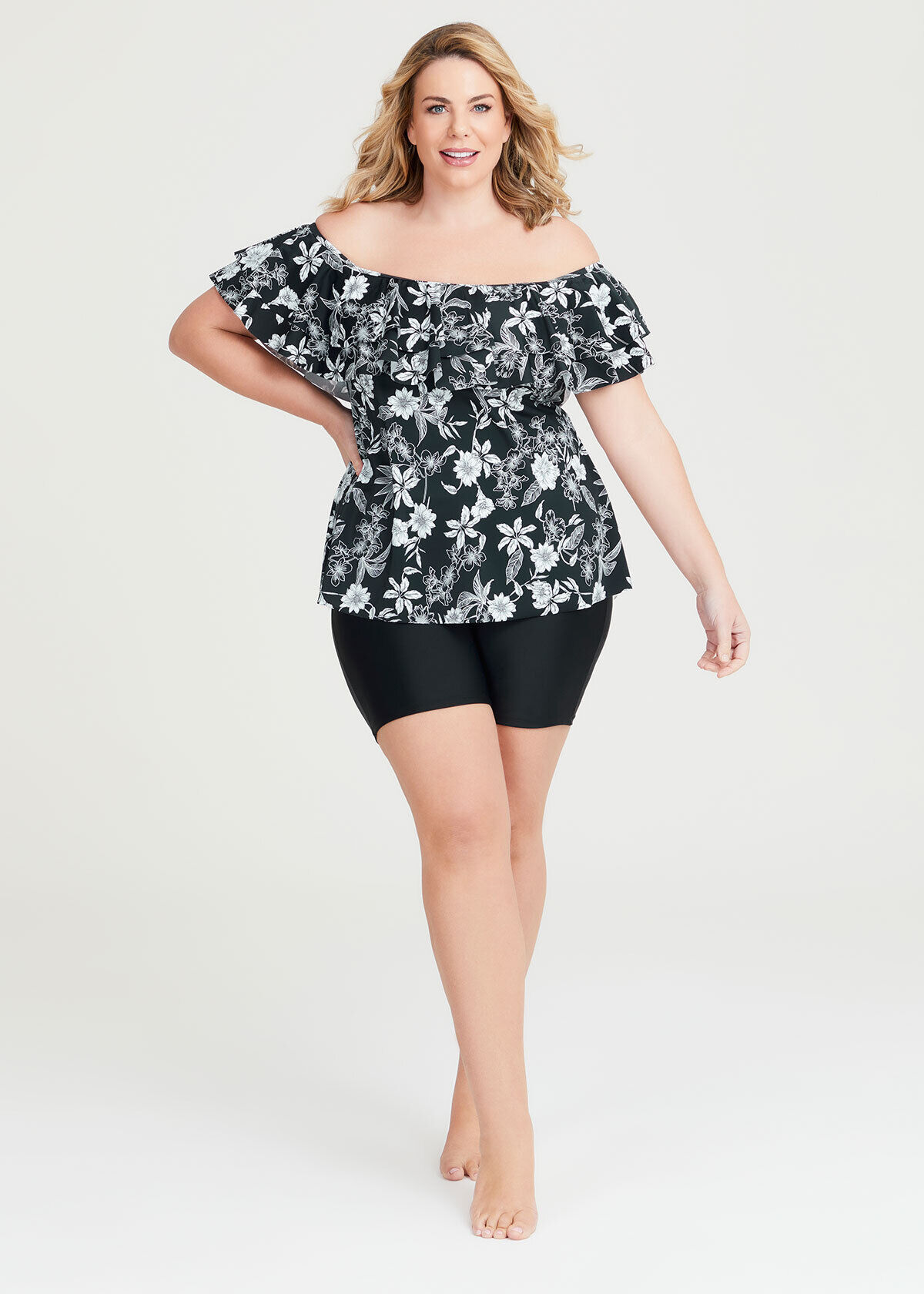 Wildflower Ruffle Tankini