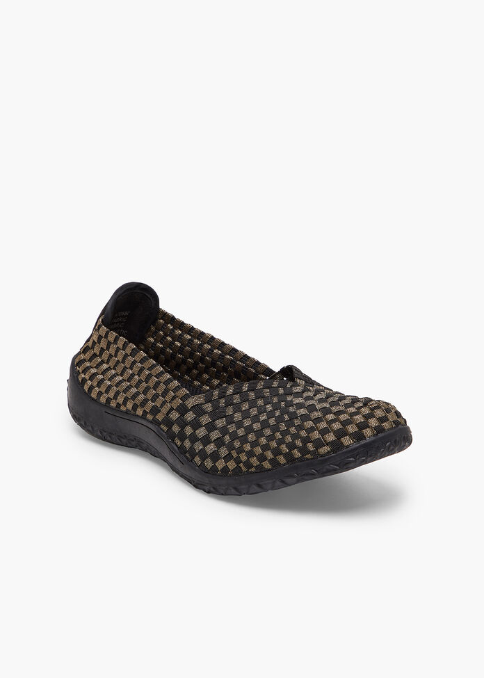 Woven Stretch Casual Shoe, , hi-res