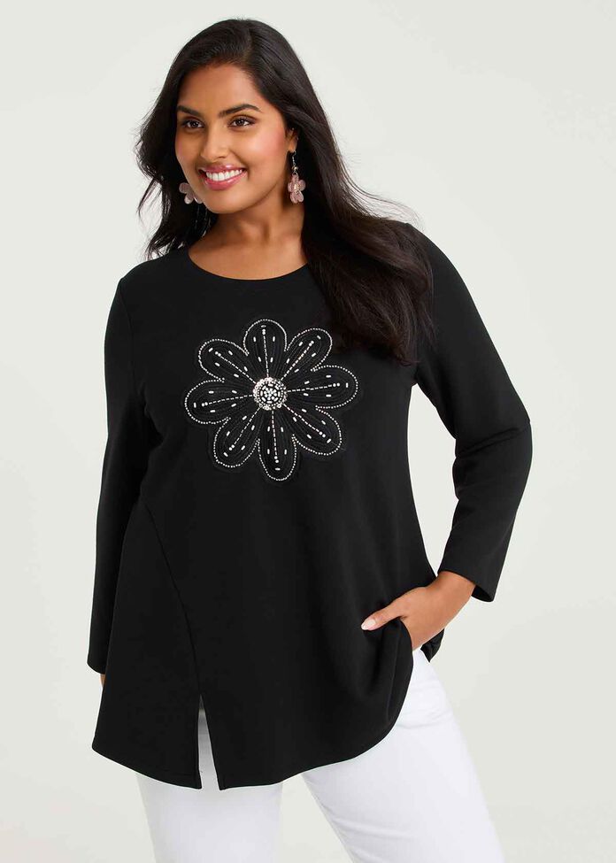 Natural Flower Top, , hi-res