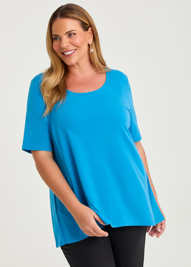 Plus Size Strive Scoop Neck Top