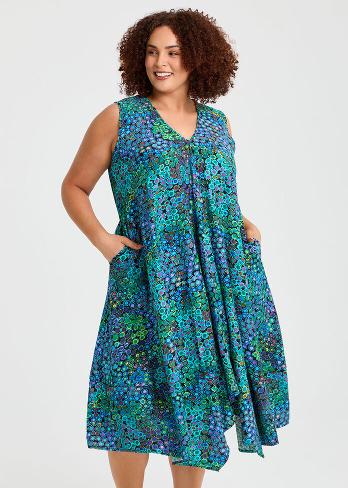 Pebble Tile Natural Dress, , hi-res