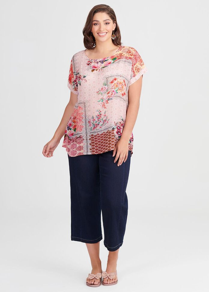 Natural Pattern Play Top, , hi-res