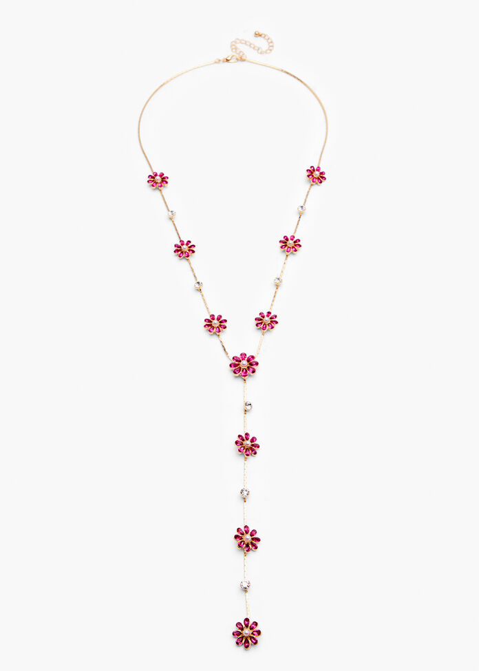 Delicate Flower Necklace, , hi-res