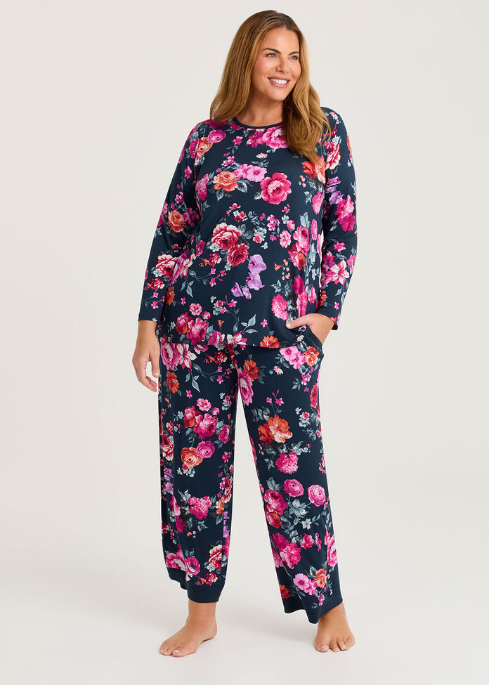 Bamboo Botanica Pyjama Top, , hi-res