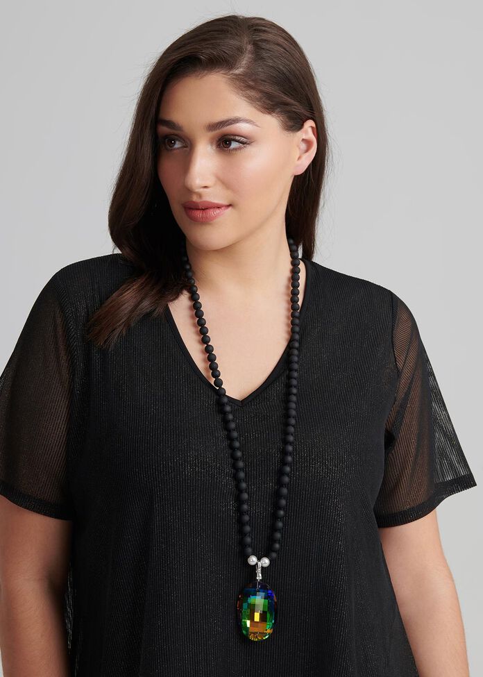 Prism Crystal Necklace, , hi-res